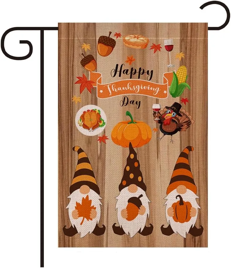 Halloween Garden Flag 12x18 Inch, Vertical Double Sided, 6Pcs