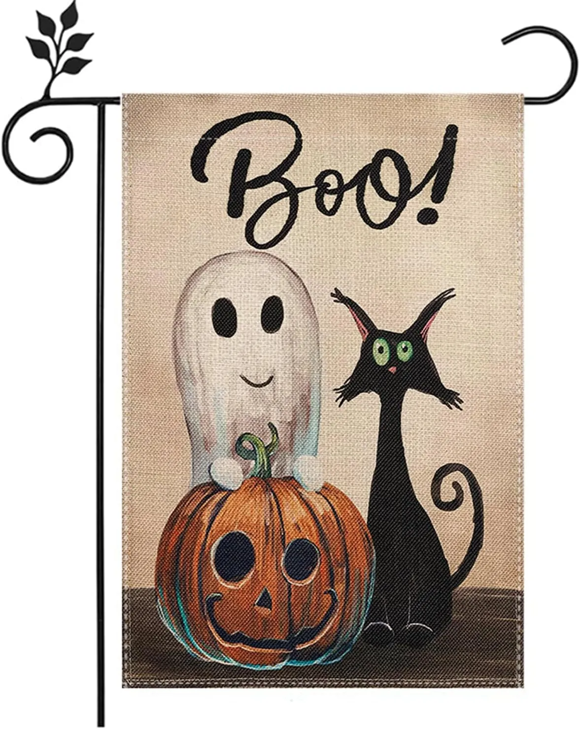 Halloween Garden Flag 12x18 Inch, Vertical Double Sided, 6Pcs