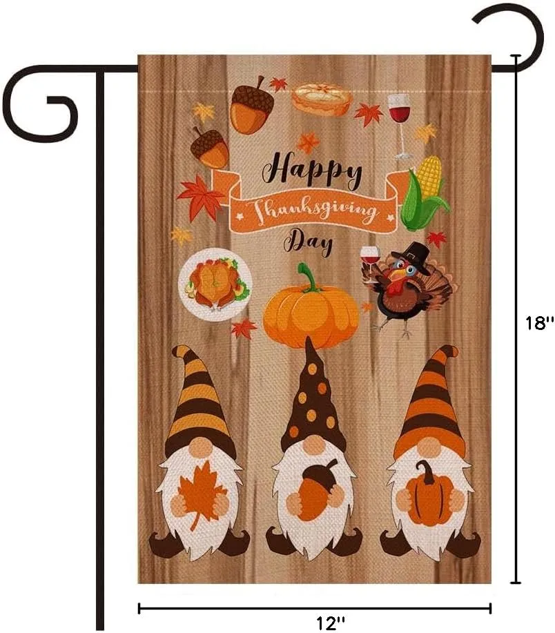 Halloween Garden Flag 12x18 Inch, Vertical Double Sided, 6Pcs