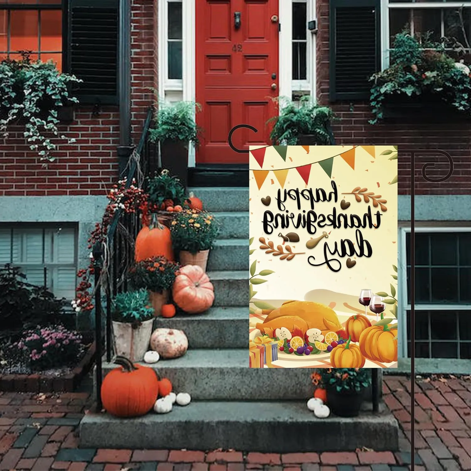 Halloween Garden Flag 12x18 Inch, Vertical Double Sided, 6Pcs