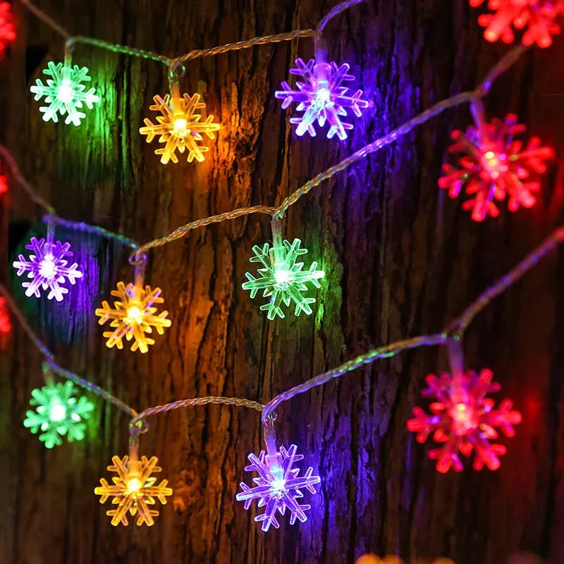 Leds Snowflake rope garland