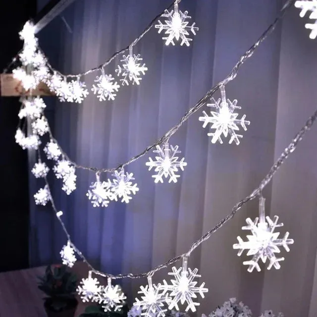 Leds Snowflake rope garland