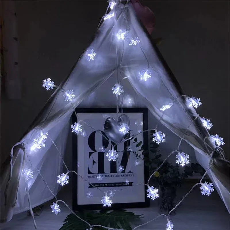 Leds Snowflake rope garland