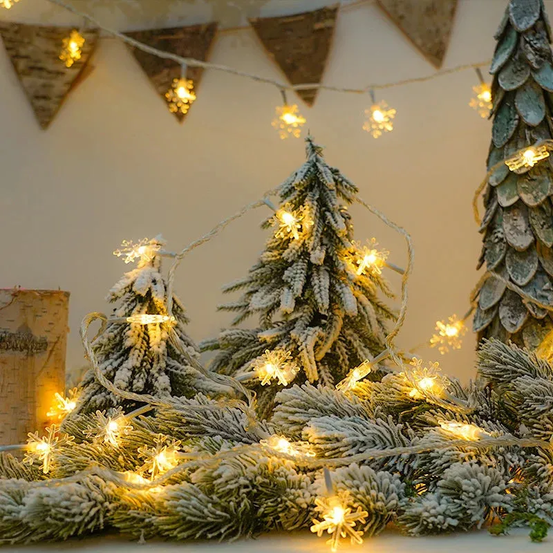 Leds Snowflake rope garland