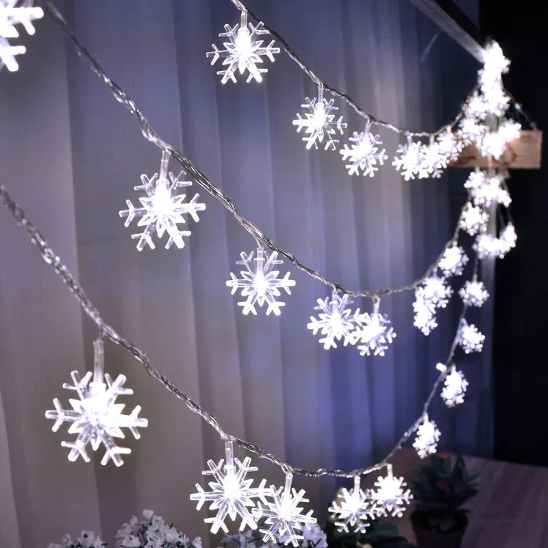 Leds Snowflake rope garland