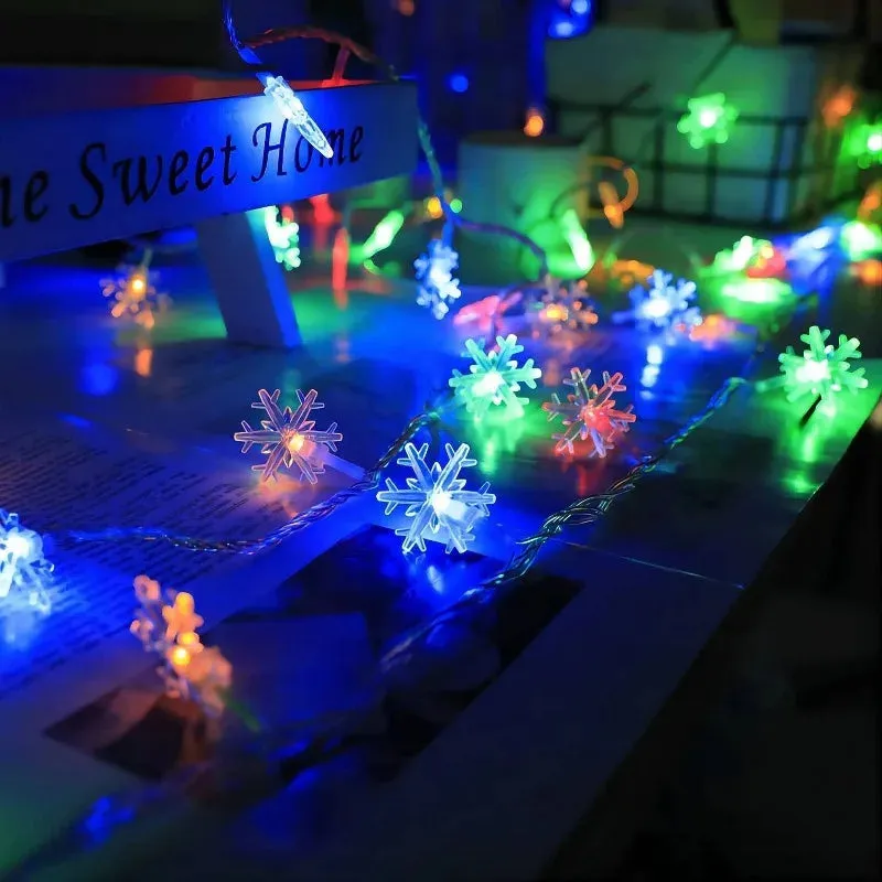 Leds Snowflake rope garland