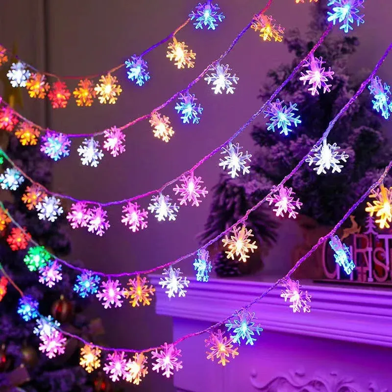 Leds Snowflake rope garland