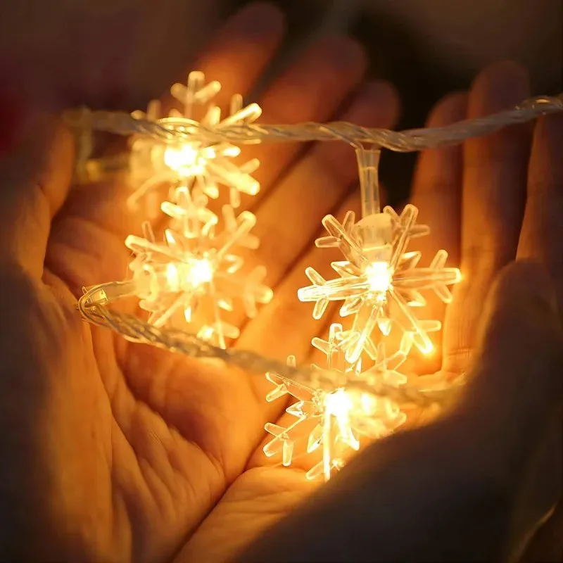 Leds Snowflake rope garland