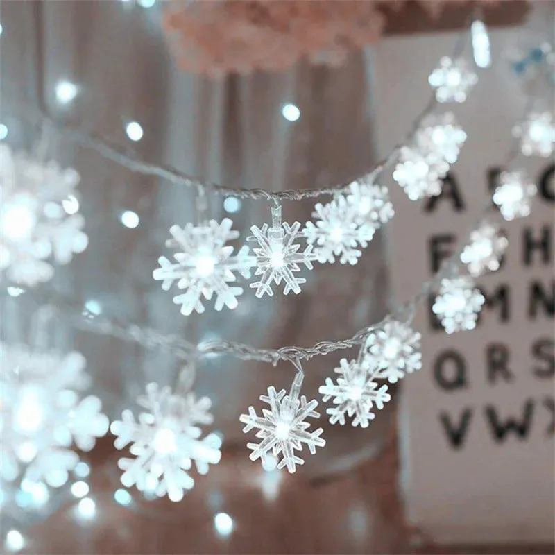 Leds Snowflake rope garland