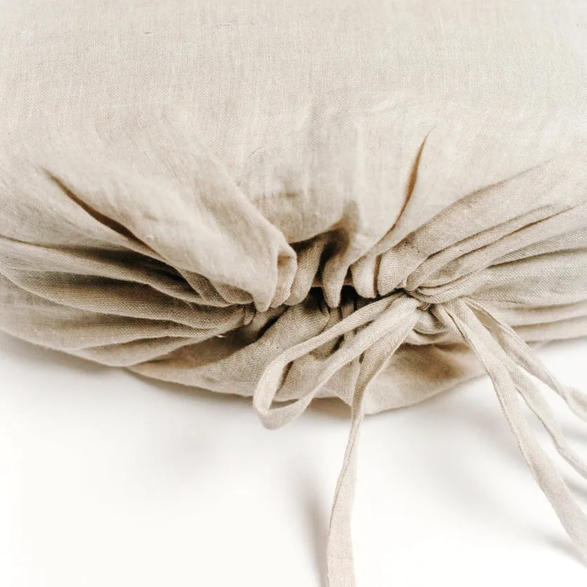 Linen Duvet Cover Set in Natural Chambray