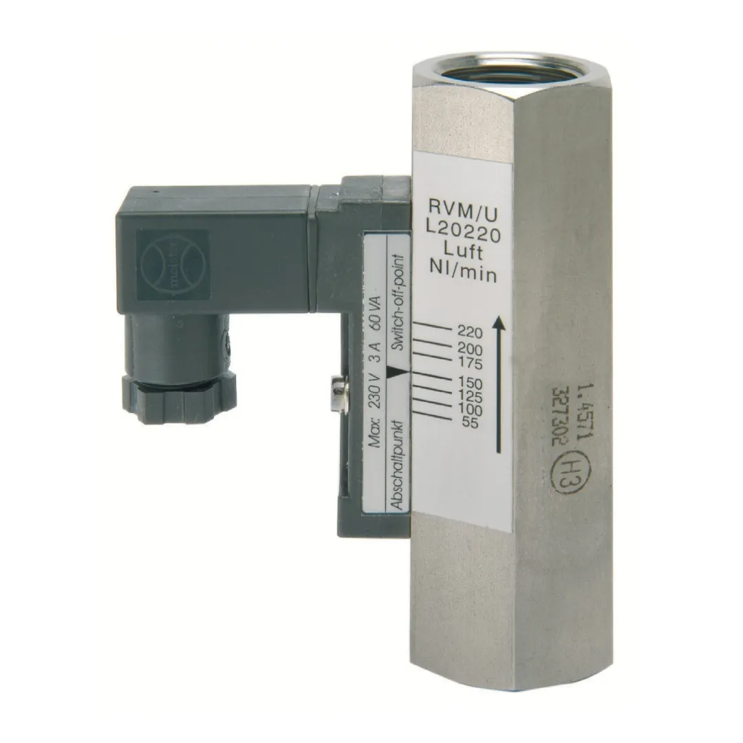 Meister Flow Switch Monitor for Air & Gases – RVM/U-L2 - Medium Range