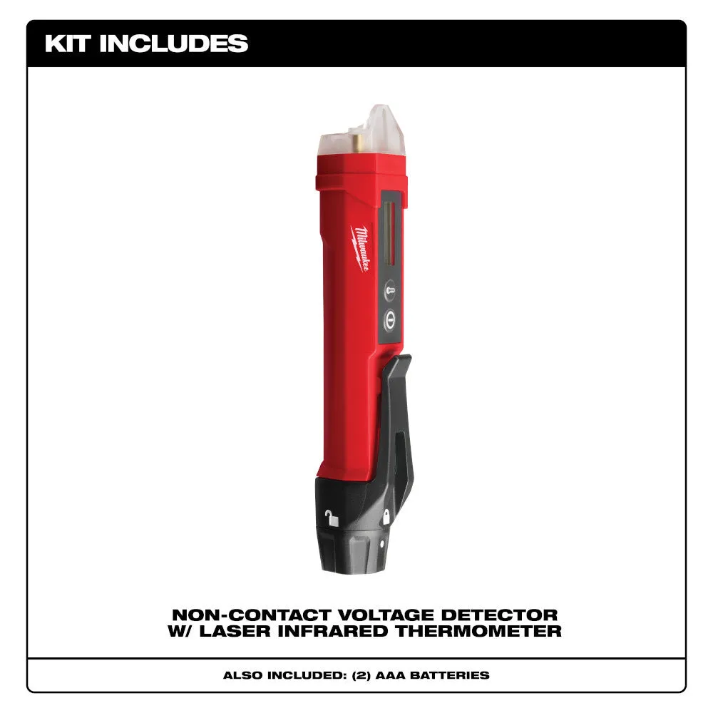 Milwaukee 2225-20 Non-Contact Voltage Detector w/ Laser Infrared Thermometer