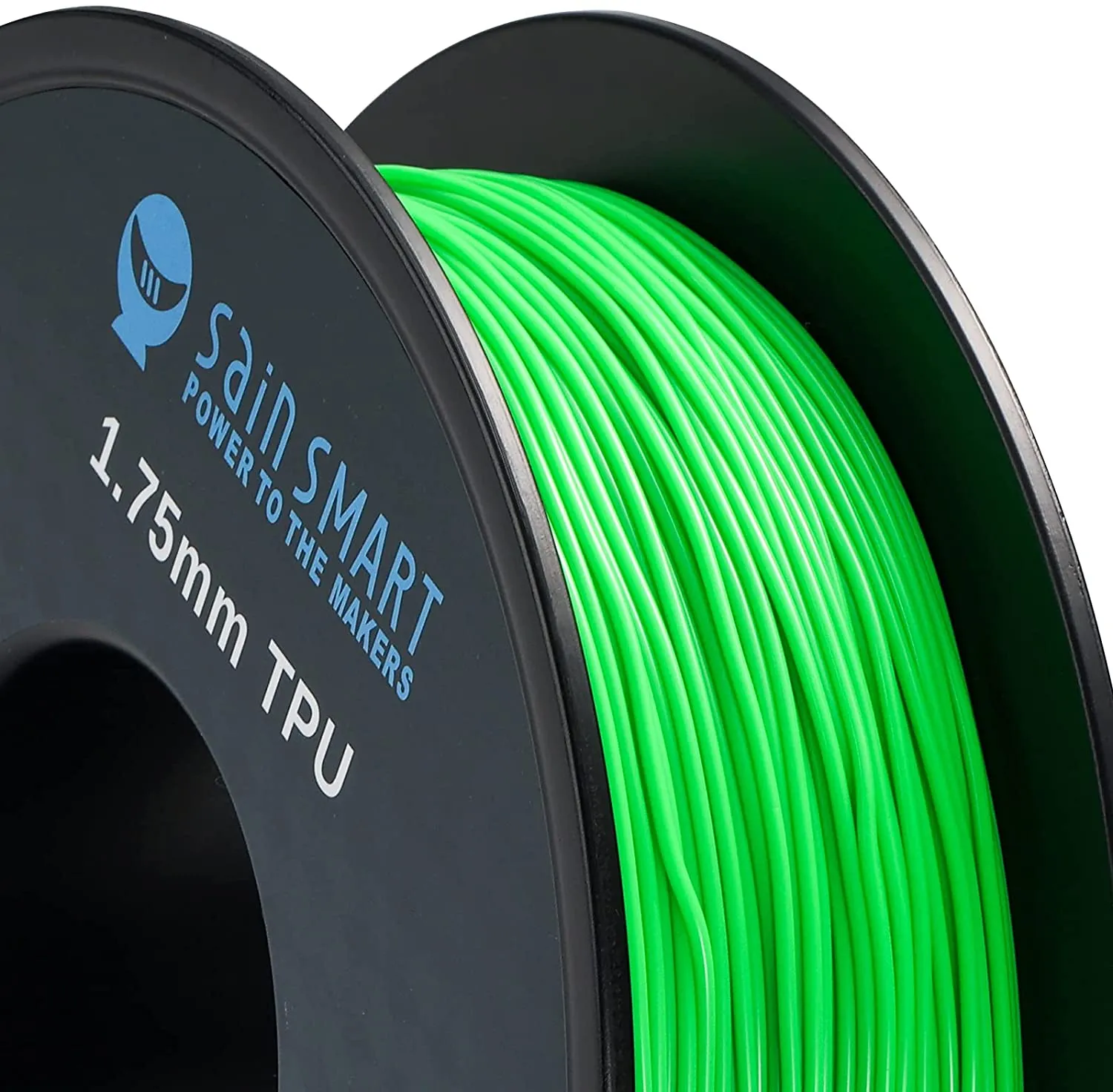 Neon Green, Cyberpunk Color TPU Filament 1.75mm 0.8kg/1.76lb