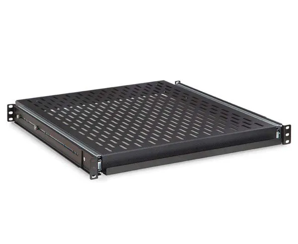 Network Rack, Sliding Shelf, 4 Post, 1U, 20in Depth