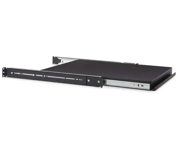 Network Rack, Sliding Shelf, 4 Post, 1U, 20in Depth