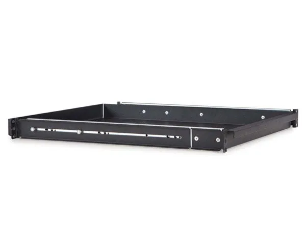 Network Rack, Sliding Shelf, 4 Post, 1U, 20in Depth