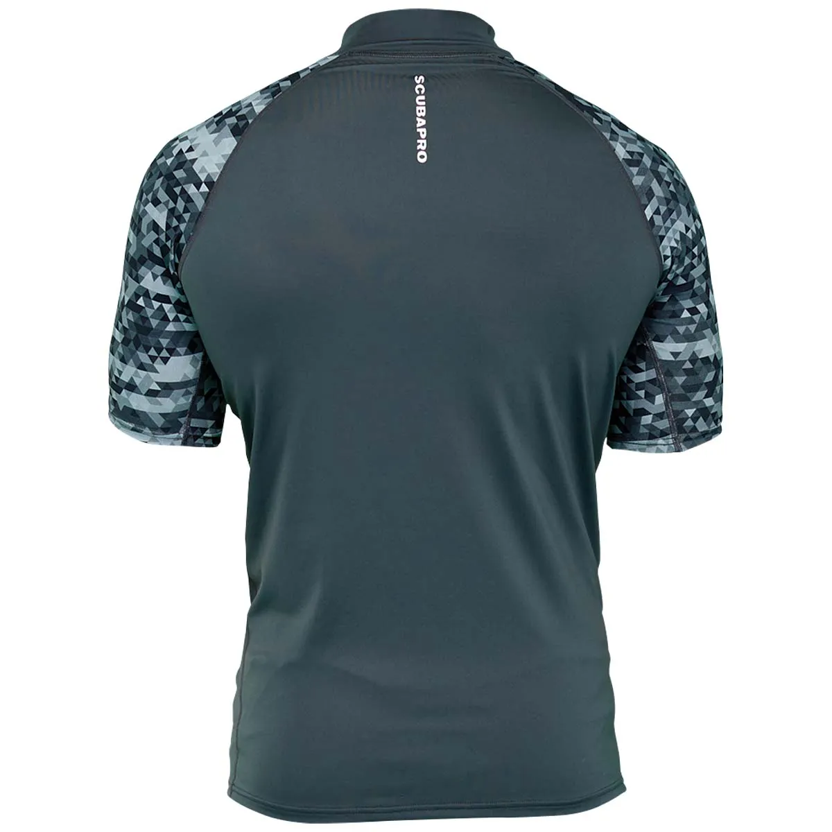 Open Box ScubaPro Men's UPF 50 Short Sleeve Rash Guard - Graphite, Size XLG