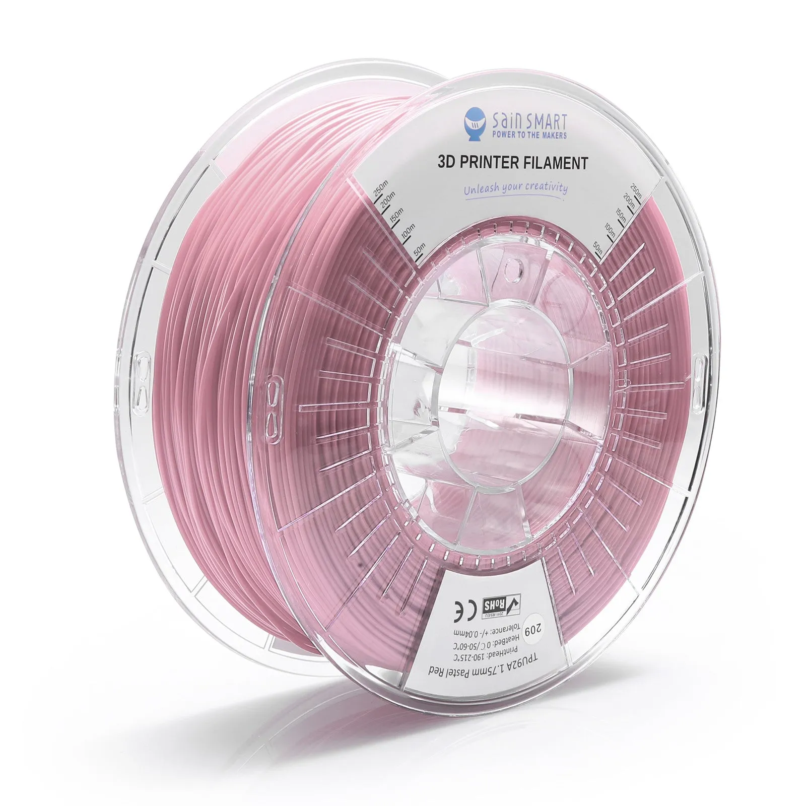 Pastel Color, 1.75mm 92A Flexible TPU Filament, 1KG