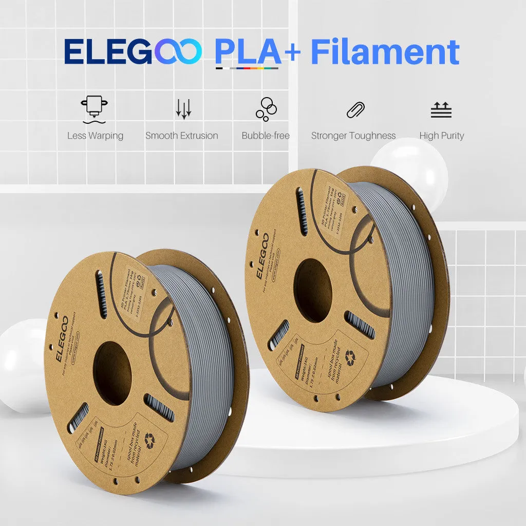 PLA Plus Filament 1.75mm Grey 10KG