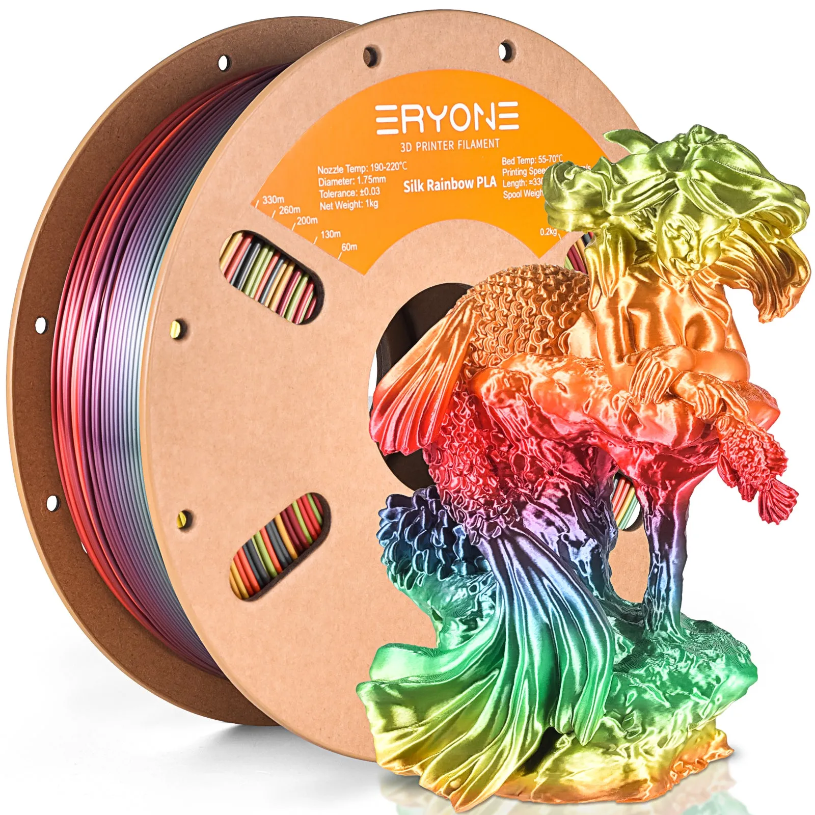 Pre-Sale- ERYON new product color collection PLA Filament for 3D Printers,1kg  FREE SHIPPING(MOQ:10 rolls,can mix color)