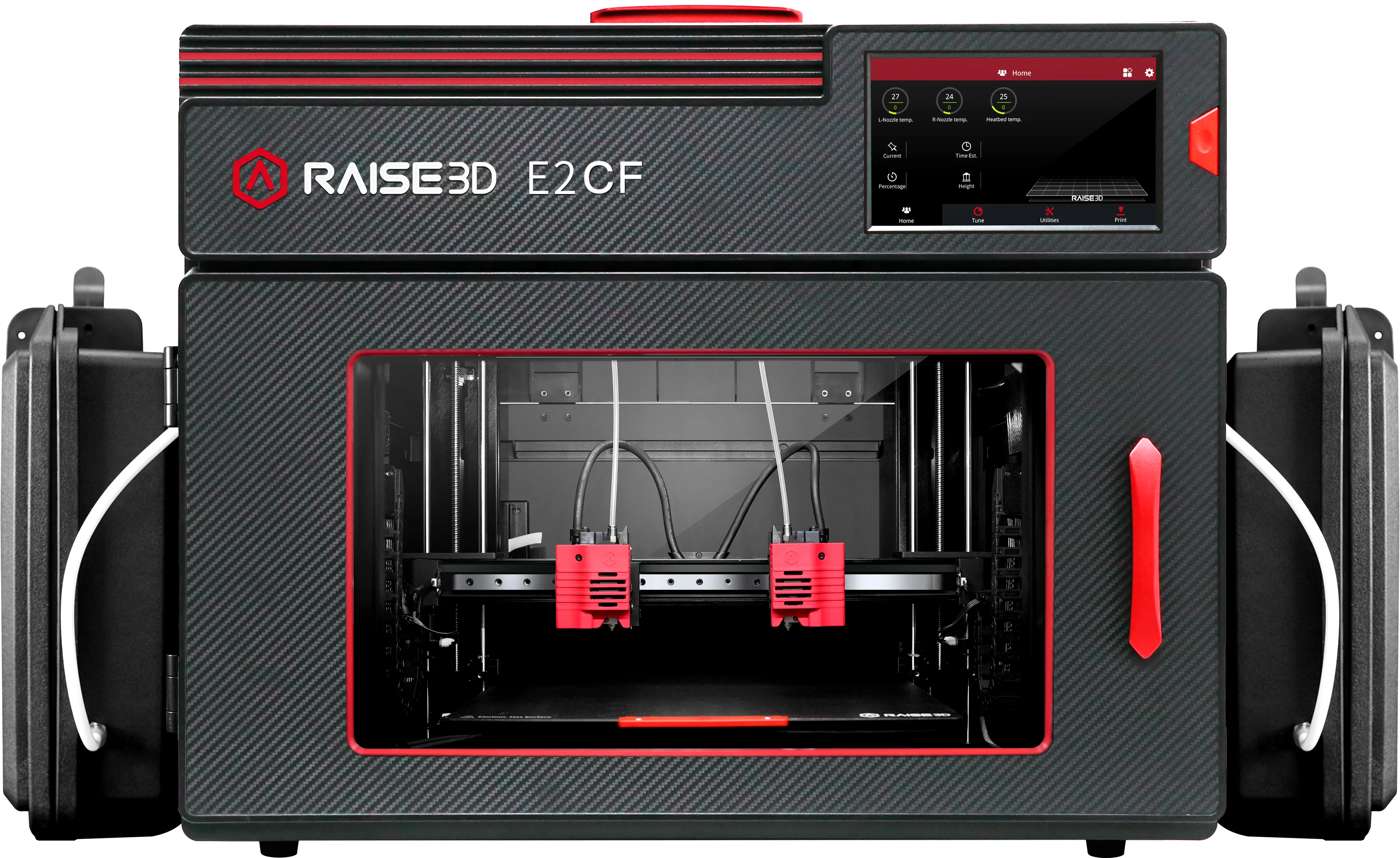 Raise3D E2CF Desktop Industrial 3D Printer - Optimized for Carbon Fiber 3D Printing