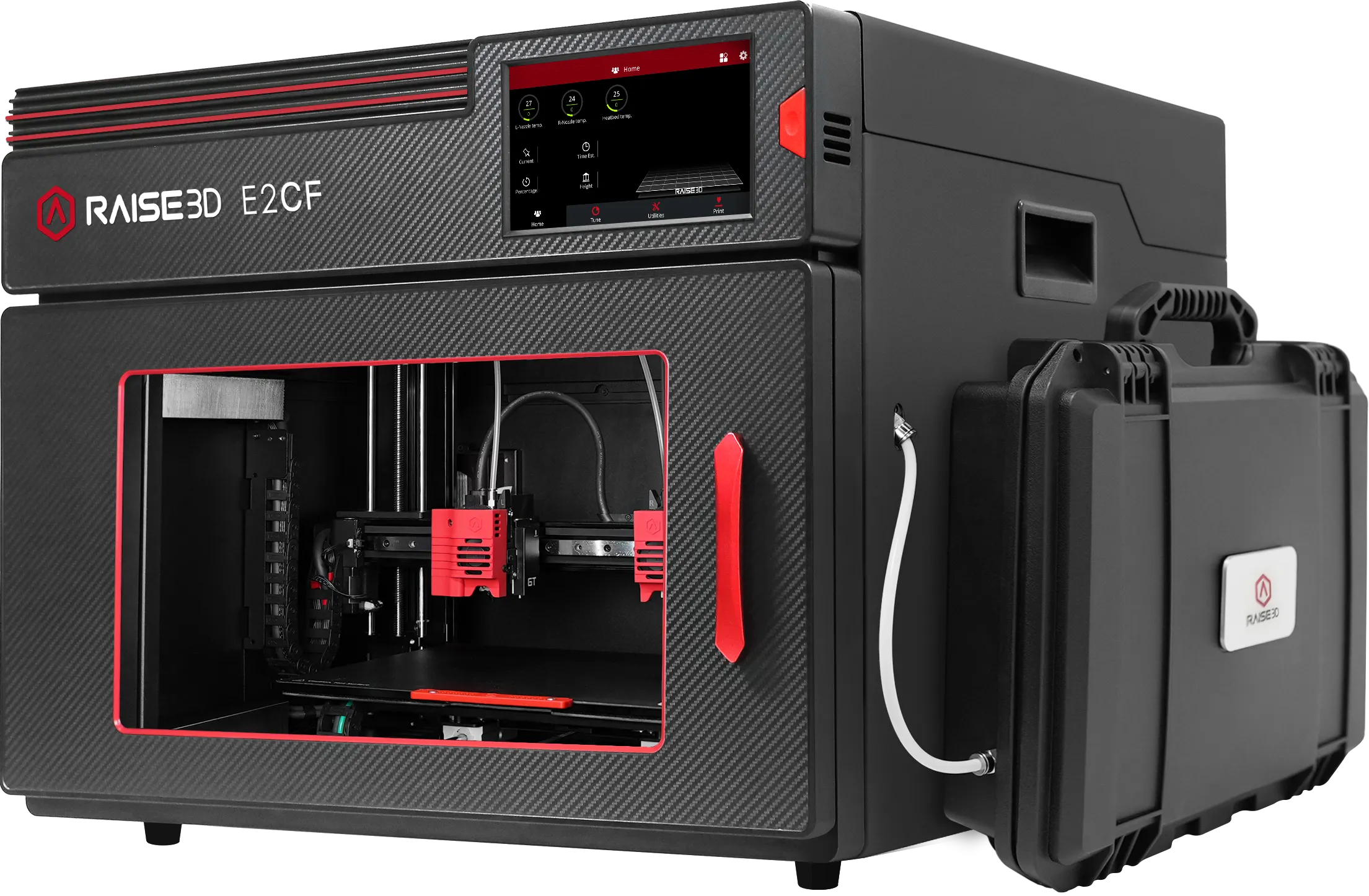 Raise3D E2CF Desktop Industrial 3D Printer - Optimized for Carbon Fiber 3D Printing