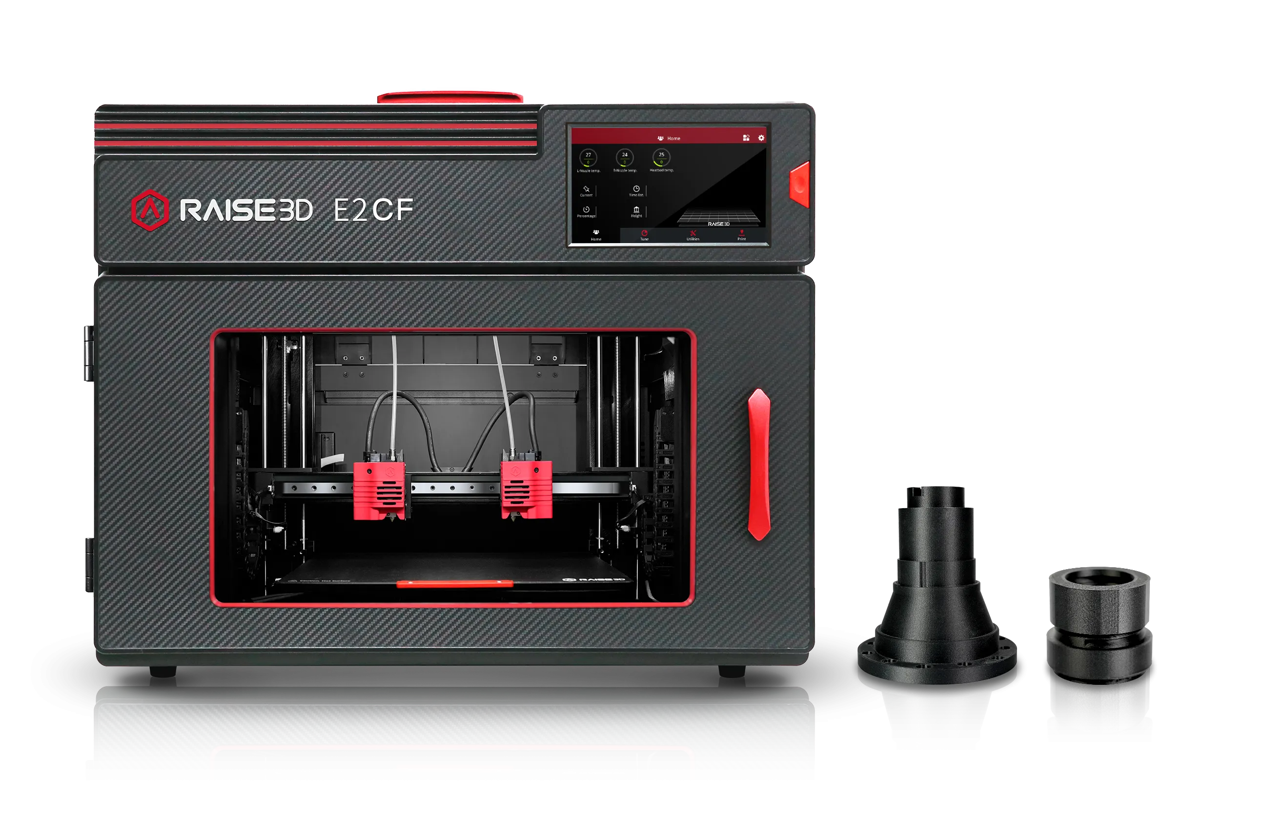 Raise3D E2CF Desktop Industrial 3D Printer - Optimized for Carbon Fiber 3D Printing