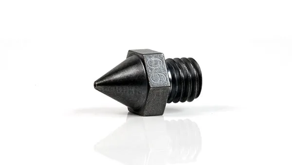 Raise3D Steel Nozzle with WS2 Coating for E2, Pro3-Series, and Pro2-Series 3D Printers