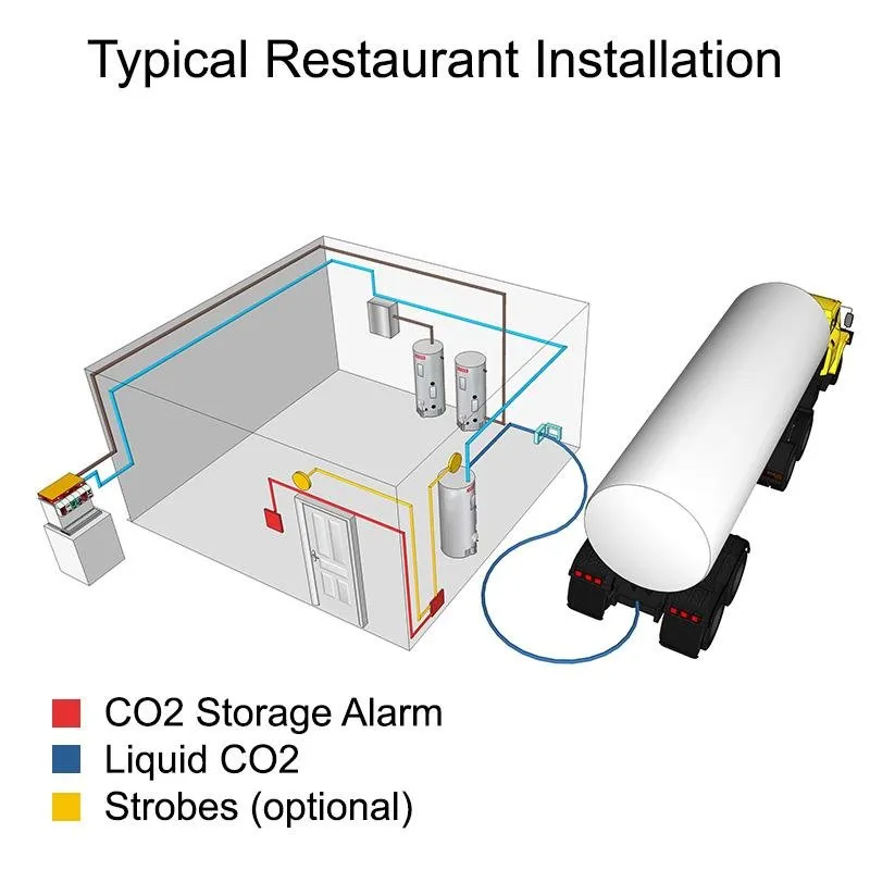 Remote CO2 Storage Safety Dual Alarm