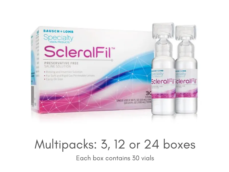 ScleralFil Preservative Free Saline Solution Multipacks