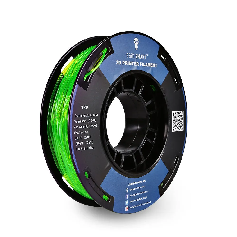 Small-Spool TPU Flexible Filament 1.75mm 250g/0.55lb