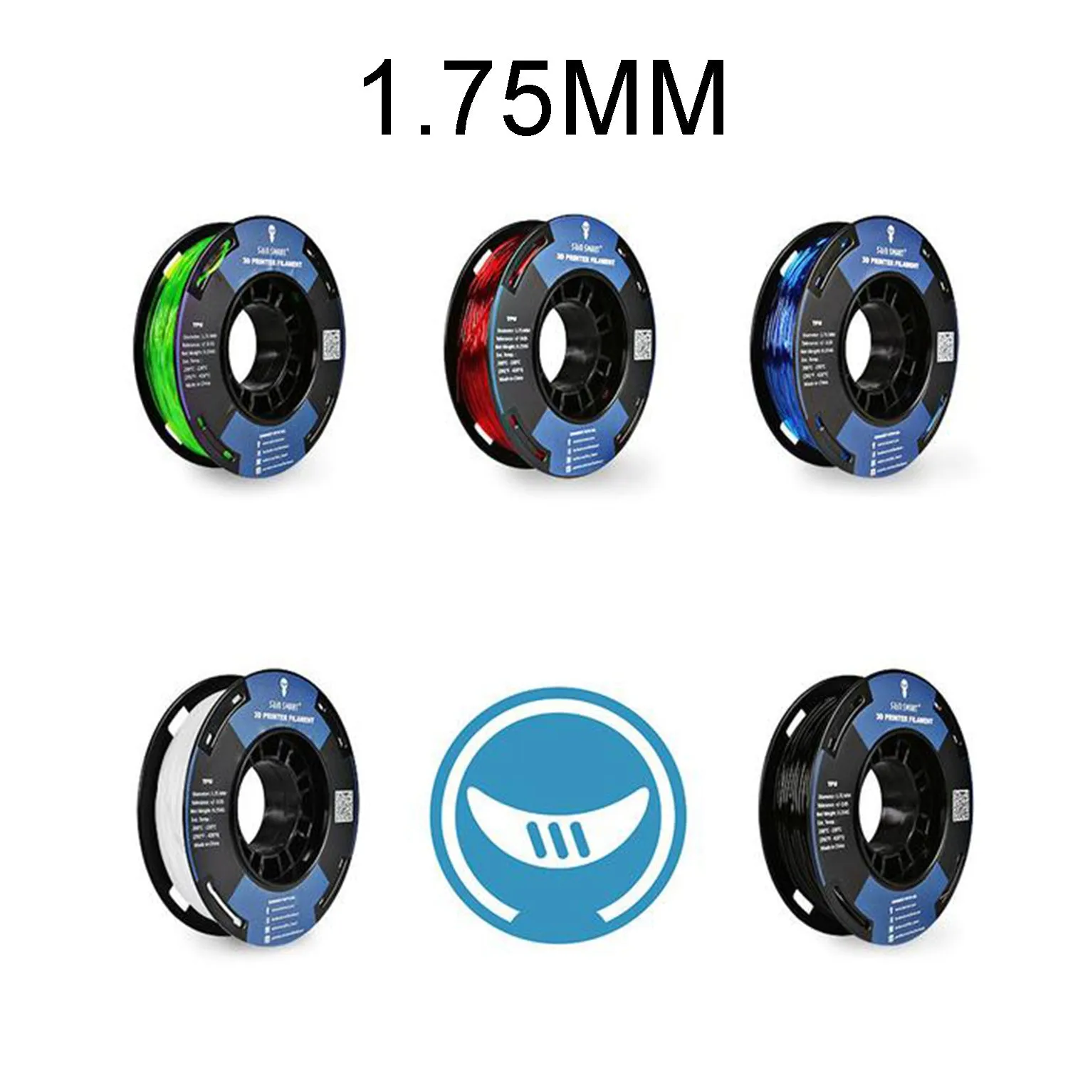 Small-Spool TPU Flexible Filament 1.75mm 250g/0.55lb