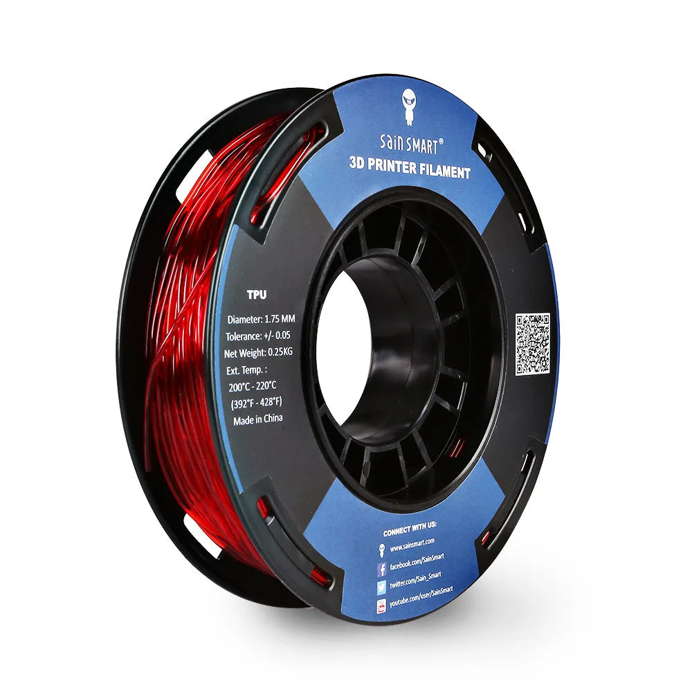 Small-Spool TPU Flexible Filament 1.75mm 250g/0.55lb