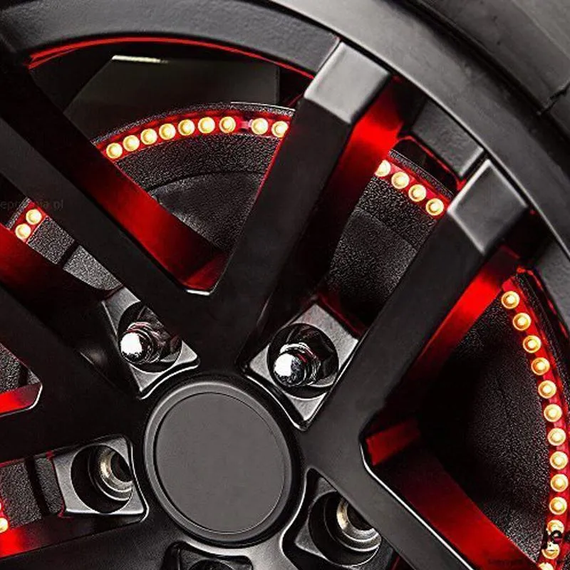 Smoked 14" 3rd Brake Wheel Tire LED Lamp Rear Decoration Light for Jeep Wrangler JK