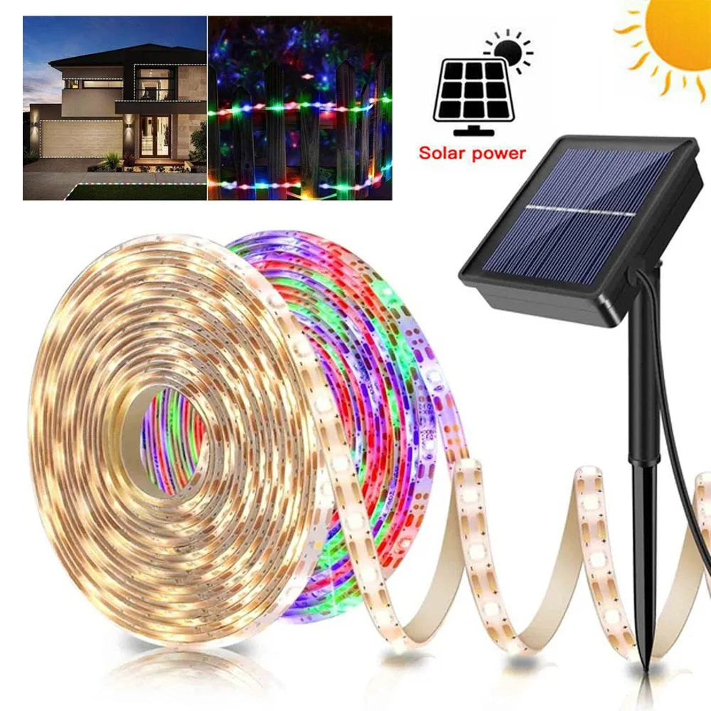 Solar Powered Garden LED Strip Light