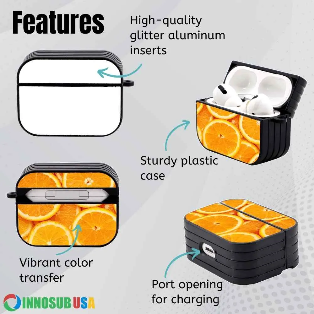 Sublimation Blanks AirPods Case 3/ 2 / 1 / AirPods Pro  | Plastic Case / Rubber Case