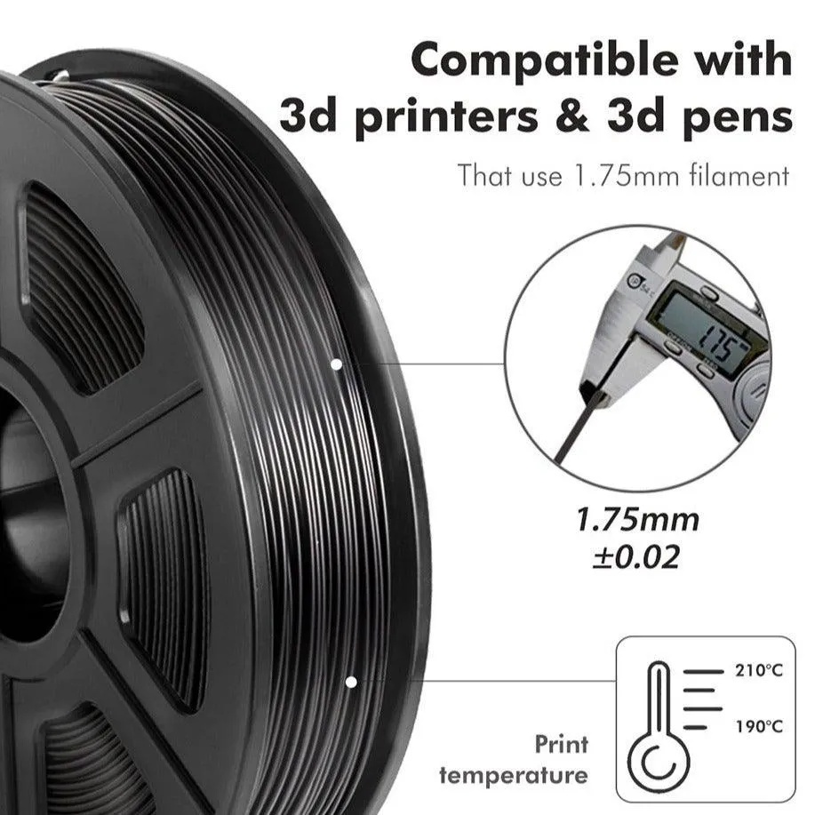 SUNLU TPU 2x500g Flexible 3D Printer Filament: Make Bendy Models And Prints