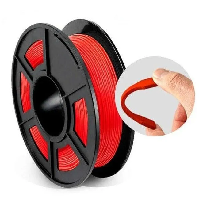 SUNLU TPU 2x500g Flexible 3D Printer Filament: Make Bendy Models And Prints