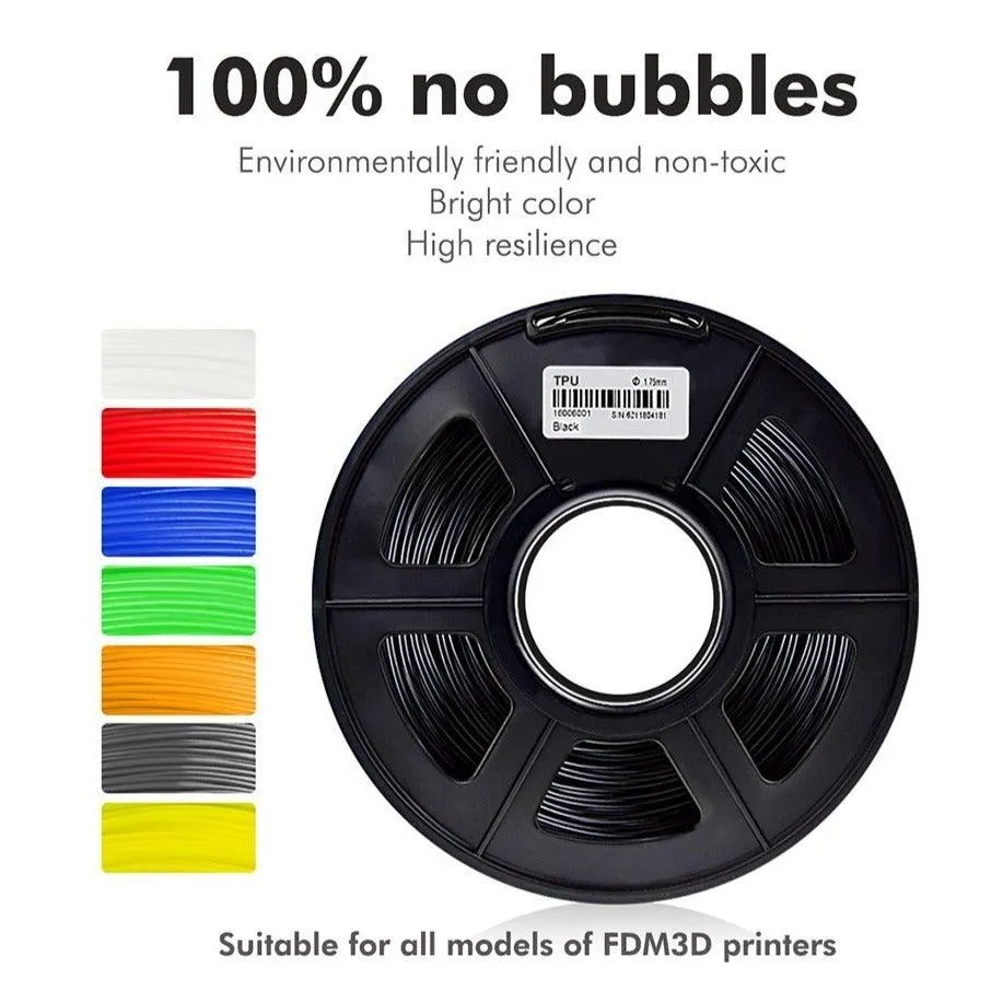 SUNLU TPU 2x500g Flexible 3D Printer Filament: Make Bendy Models And Prints