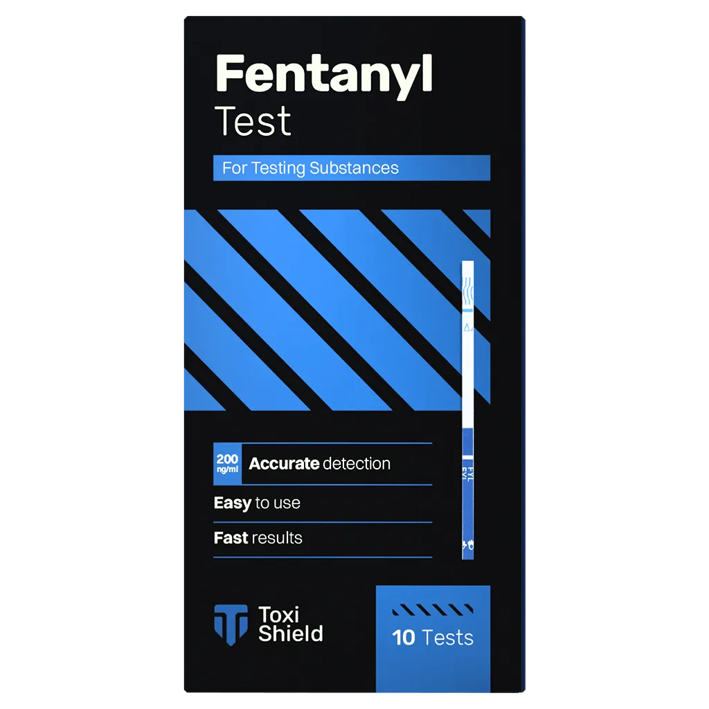 Toxi Shield by Safety Strips™ Fentanyl Test Strips (10 Test Strips per box)