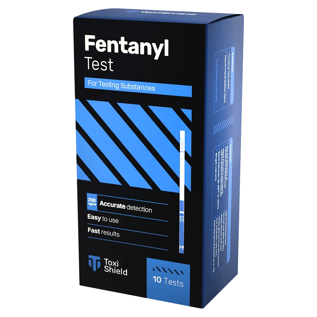 Toxi Shield by Safety Strips™ Fentanyl Test Strips (10 Test Strips per box)