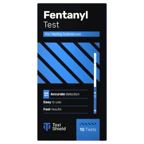 Toxi Shield by Safety Strips™ Fentanyl Test Strips (10 Test Strips per box)