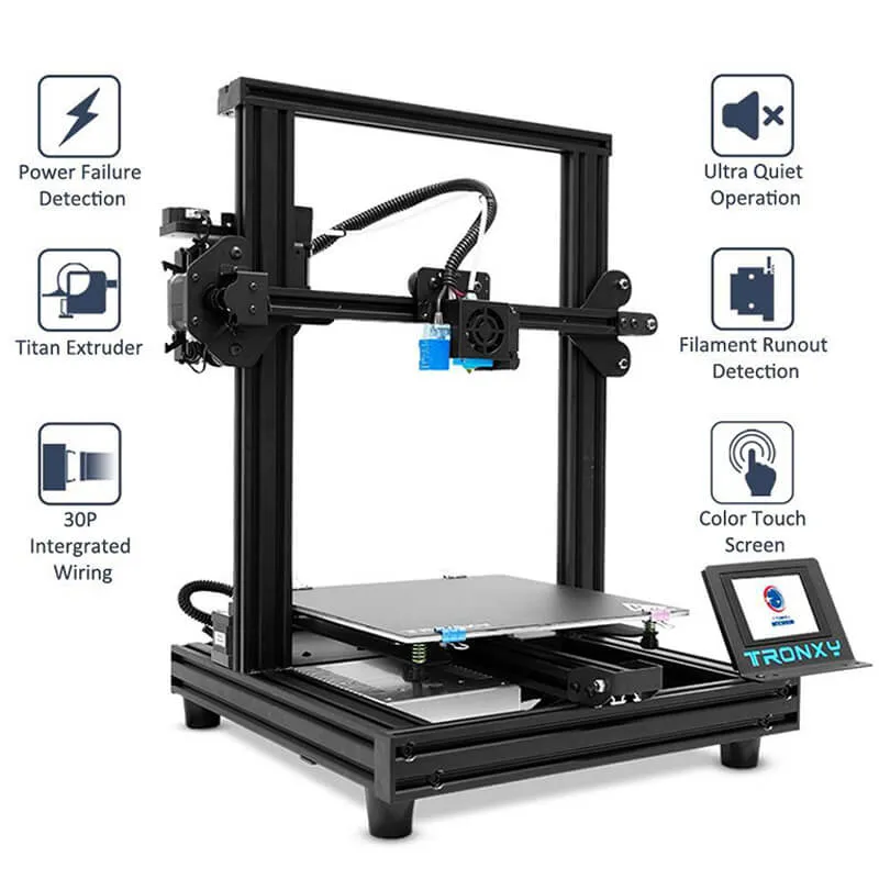 Tronxy XY-2 PRO Titan 3D Printer DIY Kit Print Size 255x255x245mm