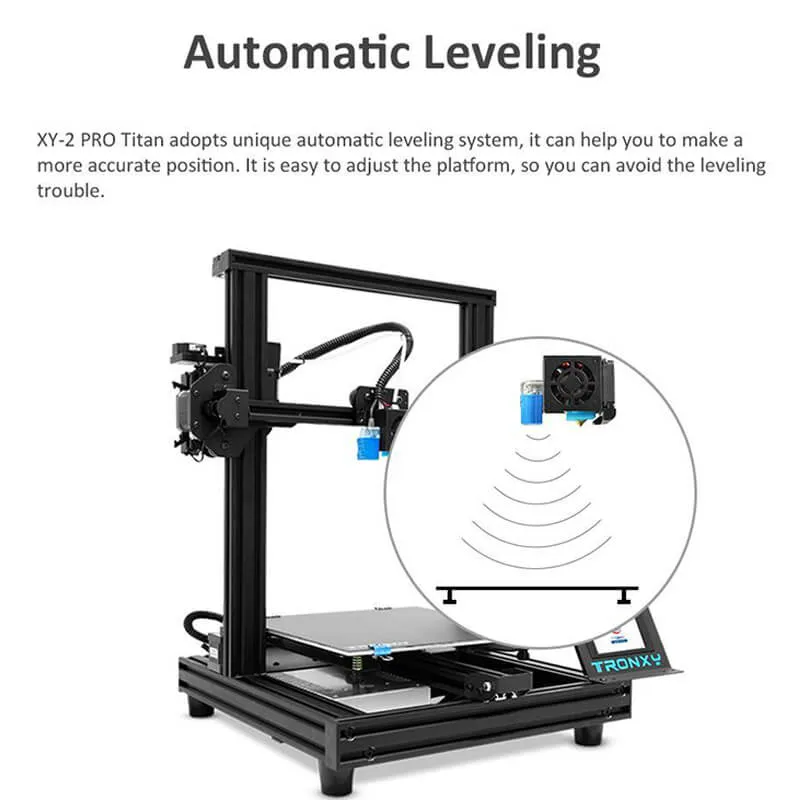 Tronxy XY-2 PRO Titan 3D Printer DIY Kit Print Size 255x255x245mm