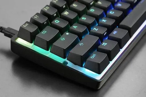 Vortex Poker 3 60% RGB Backlit 61 Keys Compact Mechanical Gaming Keyboard Cherry MX Brown Tactile Switch