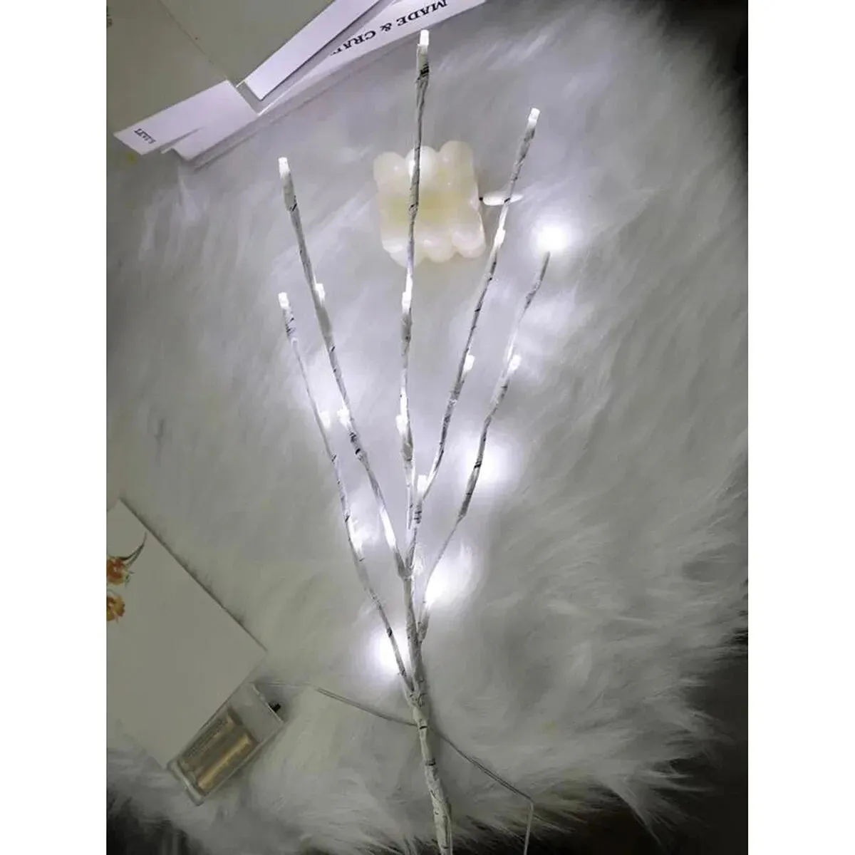 White Birch LED Branch Light – Battery-Powered Decor for Festive Events Christmas